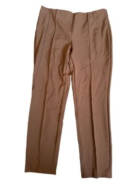 Lafayette 148 New York Gramercy Trouser Brown Straight-Leg Size 12